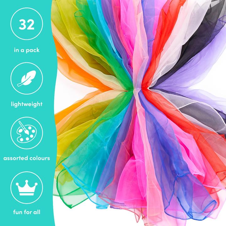 Actual product image The twiddlers Juggling Scarves Dance Scarves