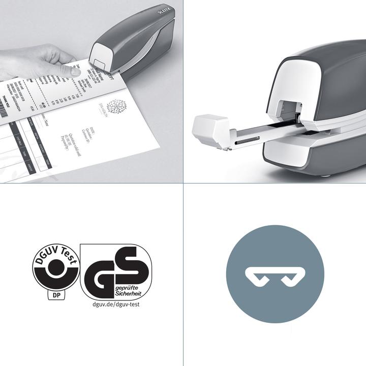 Produktbild Leitz Elektrohefter WOW metallic rot (10 Blätter)