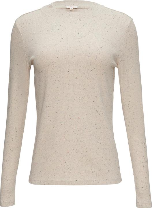 Actual product image S.Oliver T-Shirt Geripptes Jerseyshirt aus Effektgarn (48)