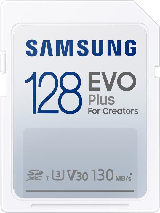 Samsung EVO Plus (128 GB, SDXC, U3, UHS-I)