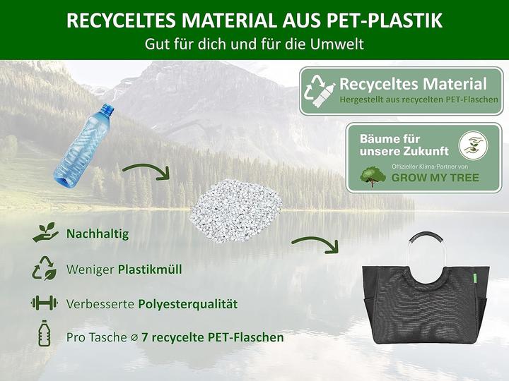 Produktbild Cottara Faltbare Einkaufstasche aus recyceltem Material