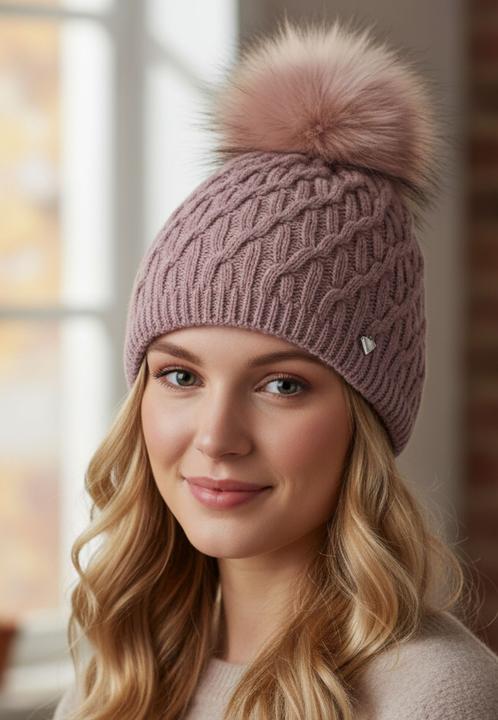 Image du produit Maxte Damen-Wintermütze – Kaskada mit Bommel