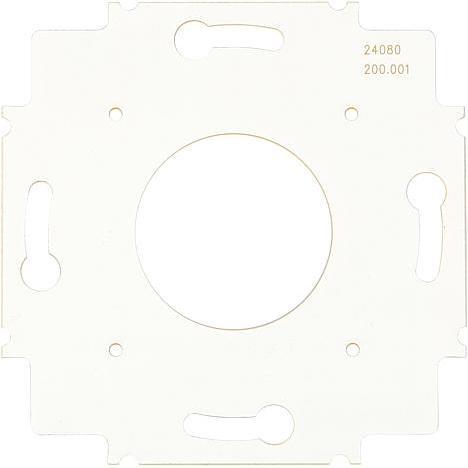 Festartikel Müller Montageplatte für die Unterputzdose Montagezubehör für den Einbau im Schalterprogramm 55 x 55 mm