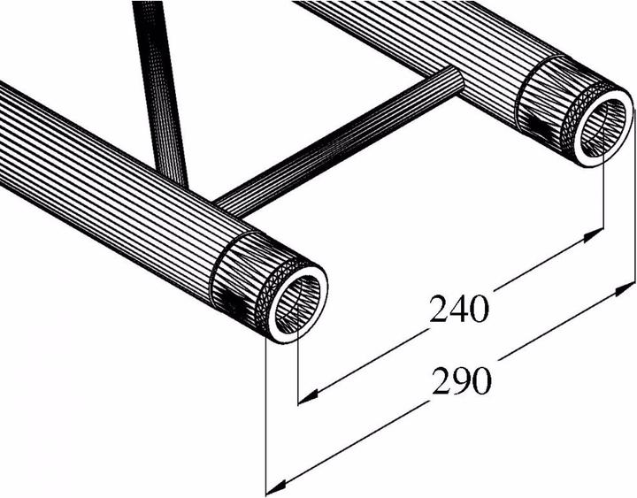 Image du produit Alutruss BILOCK BQ2-290 Traverse à 2 points