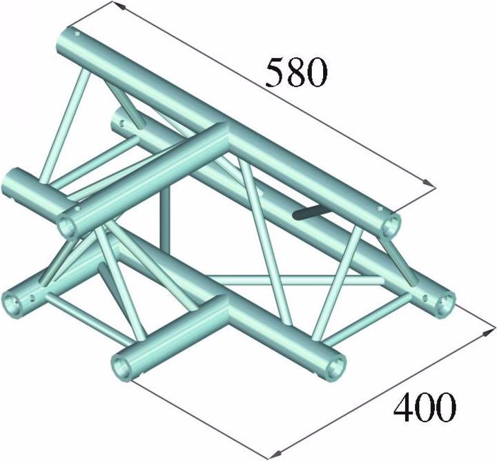 Actual product image Alutruss DECOLOCK DQ3-PAT36 3-point truss T-piece 90