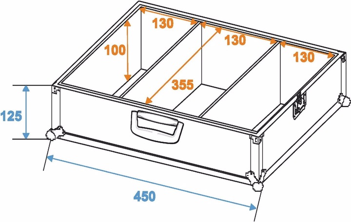 Produktbild Roadinger Profi Case (L x B x H) 435 x 475 x 230 mm (Universal)
