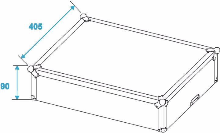 Image du produit Roadinger Profi Case (L x l x H) 435 x 475 x 230 mm (Universel)