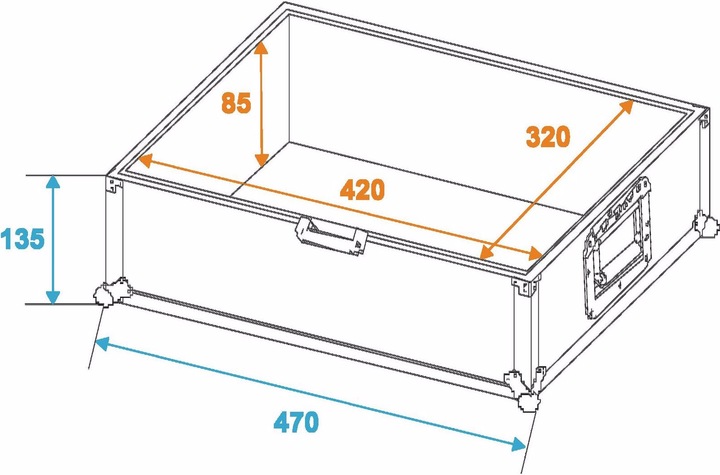 Productafbeelding Roadinger CD-draagtas Etui (L x B x H) 470 x 370 x 220 mm (Mengtafel)