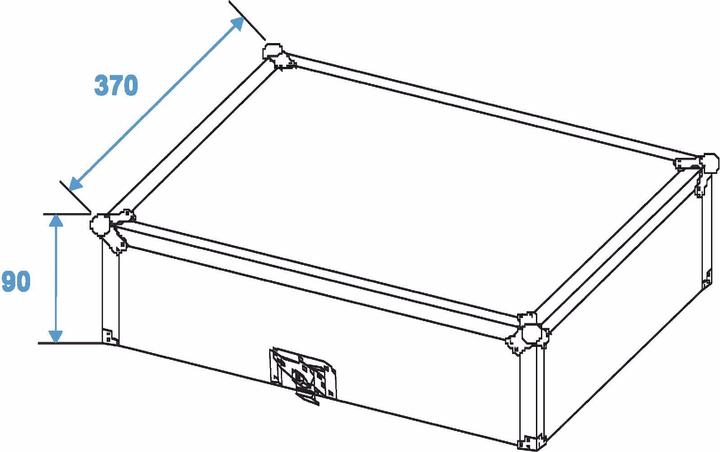 Produktbild Roadinger CD Tragekoffer Case (L x B x H) 470 x 370 x 220 mm (Mischpult)