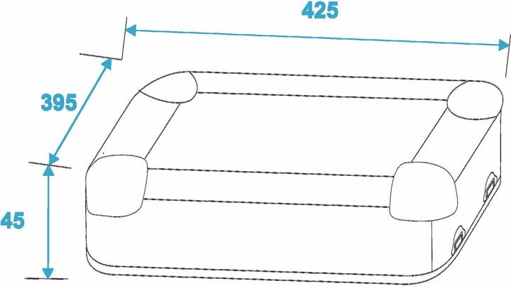 Productafbeelding Roadinger CD-doos ALU-doos (L x B x H) 190 x 430 x 430 mm