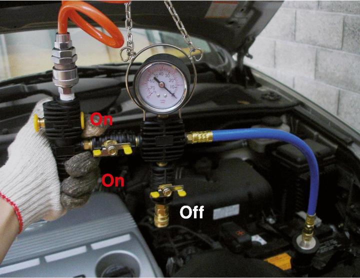 Actual product image KS Tools Cooling system diagnostic service kit