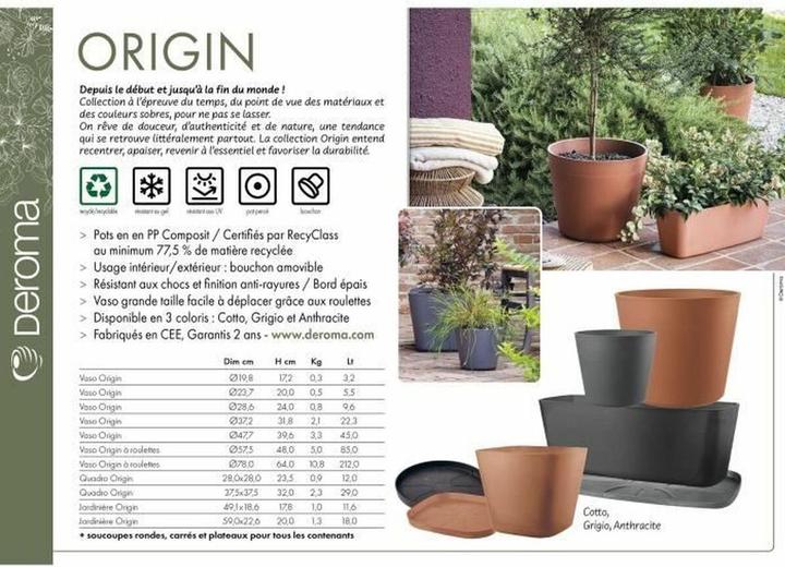 Produktbild Deroma Blumentopf