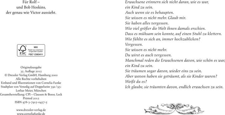 Actual product image Herr der Diebe (German, Funke Cornelia, 2000)