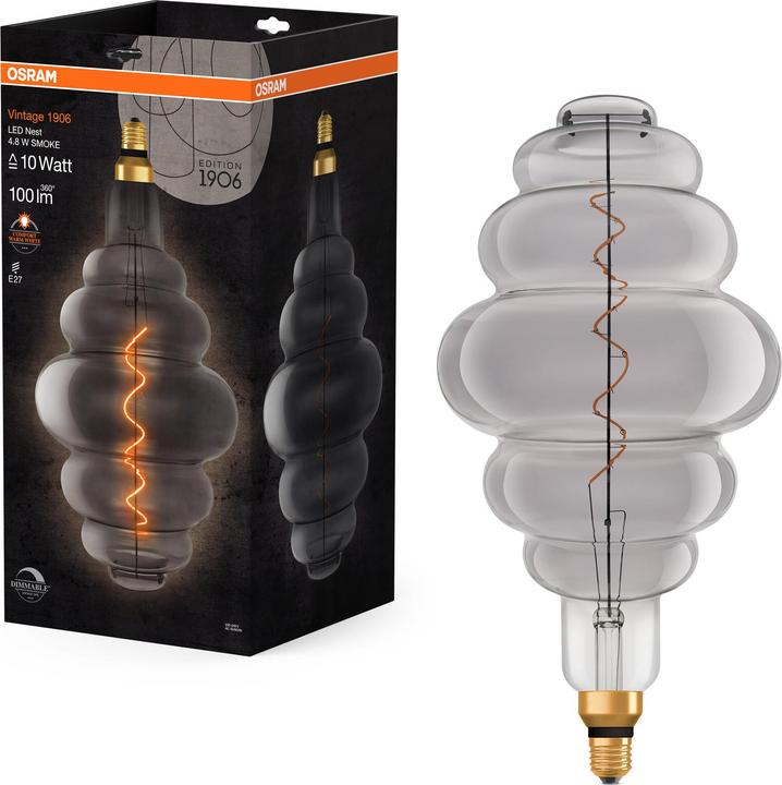 Produktbild Osram Vintage 1906 Led Big Special Shapes (E27, 4.80 W, 100 lm, 1 x, G)
