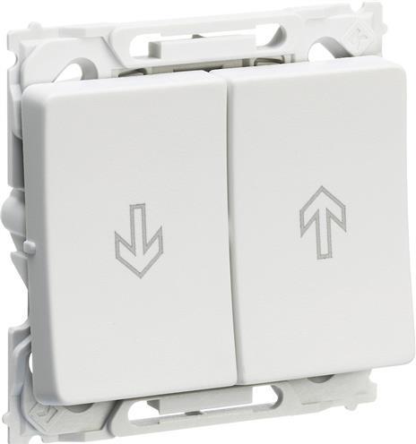Actual product image LK Opus® 66 Roller shutter switch 16A 250V light grey
