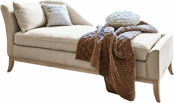 Produktbild Loberon Chaiselongue Alphonse beige (Recamiere)