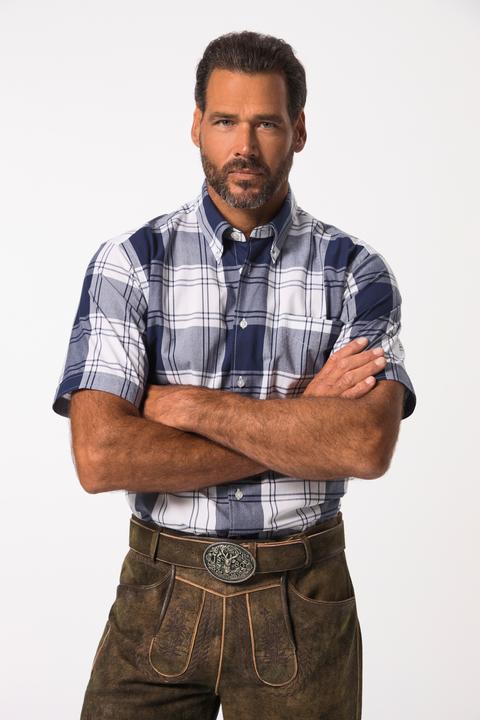 Produktbild JP1880 JP 1880 Karohemd, Tracht, Halbarm, Buttondown-Kragen, Modern Fit (7XL)