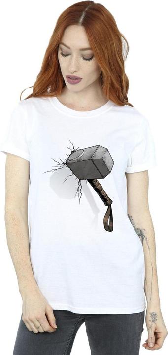 Produktbild Marvel Thor Hammer Crack TShirt (L)