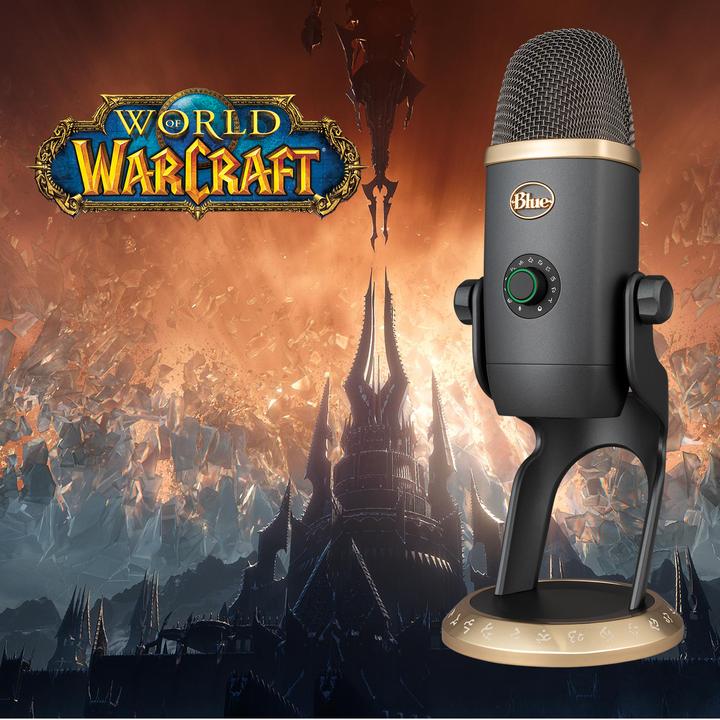 Actual product image Blue Yeti X World of Warcraft Edition