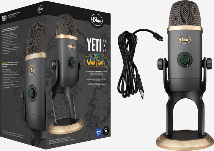Actual product image Blue Yeti X World of Warcraft Edition