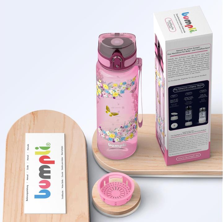 Produktbild Bumpli Trinkflasche Blumen 500 ml (0.50 l)