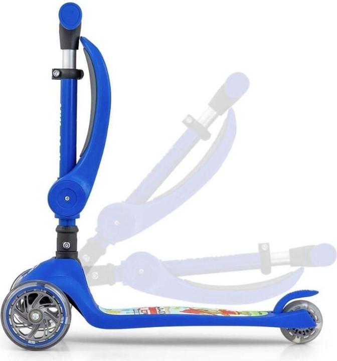 Actual product image Mally Children's tricycle scooter Fuzzy Blue Milly