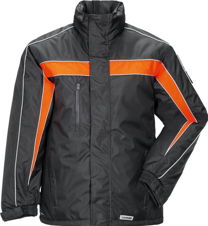 Actual product image Planam Cosmic jacket anthracite/orange XL XXL (XXL)