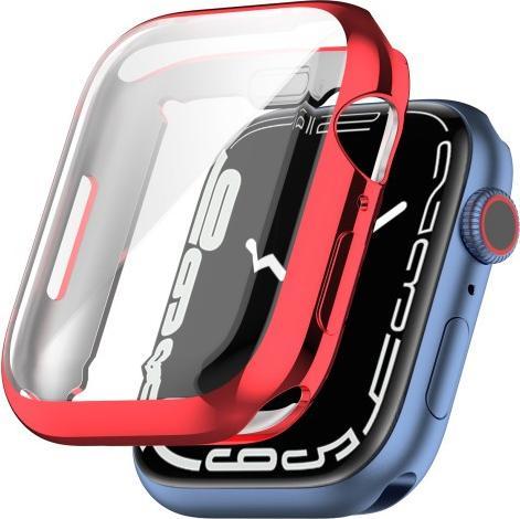 Produktbild Cover-Discount Apple Watch 45mm - Gummi Schutz Case rot