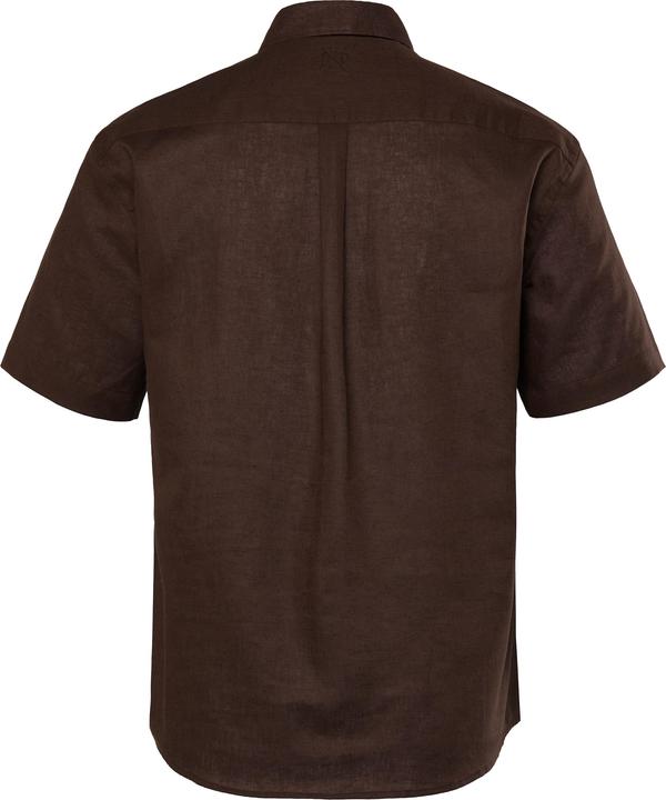 Immagine prodotto JP1880 Camicia dalla vestibilità moderna con lino, mezze maniche e colletto button-down (XL)