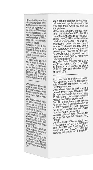 Produktbild Shots 10 Speed Rechargeable Bullet