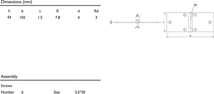 Produktbild Charmag Scharniere