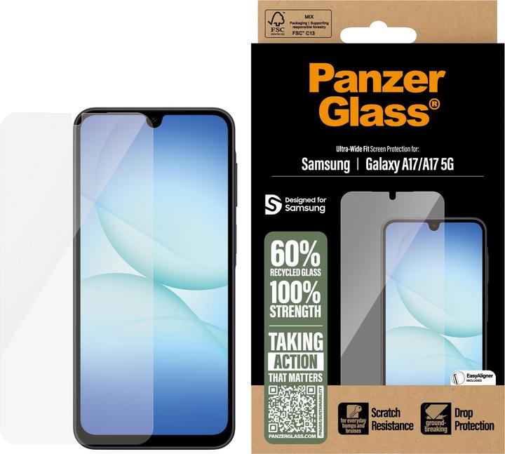 Actual product image PanzerGlass Screen Protector (1 pcs., Samsung Galaxy A17)