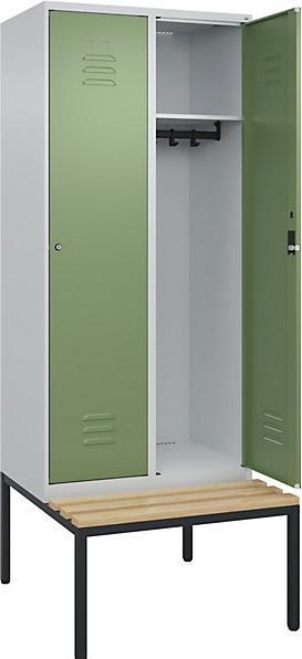 Actual product image C+P Locker Classic PLUS bench seat (80 cm, 212 cm)
