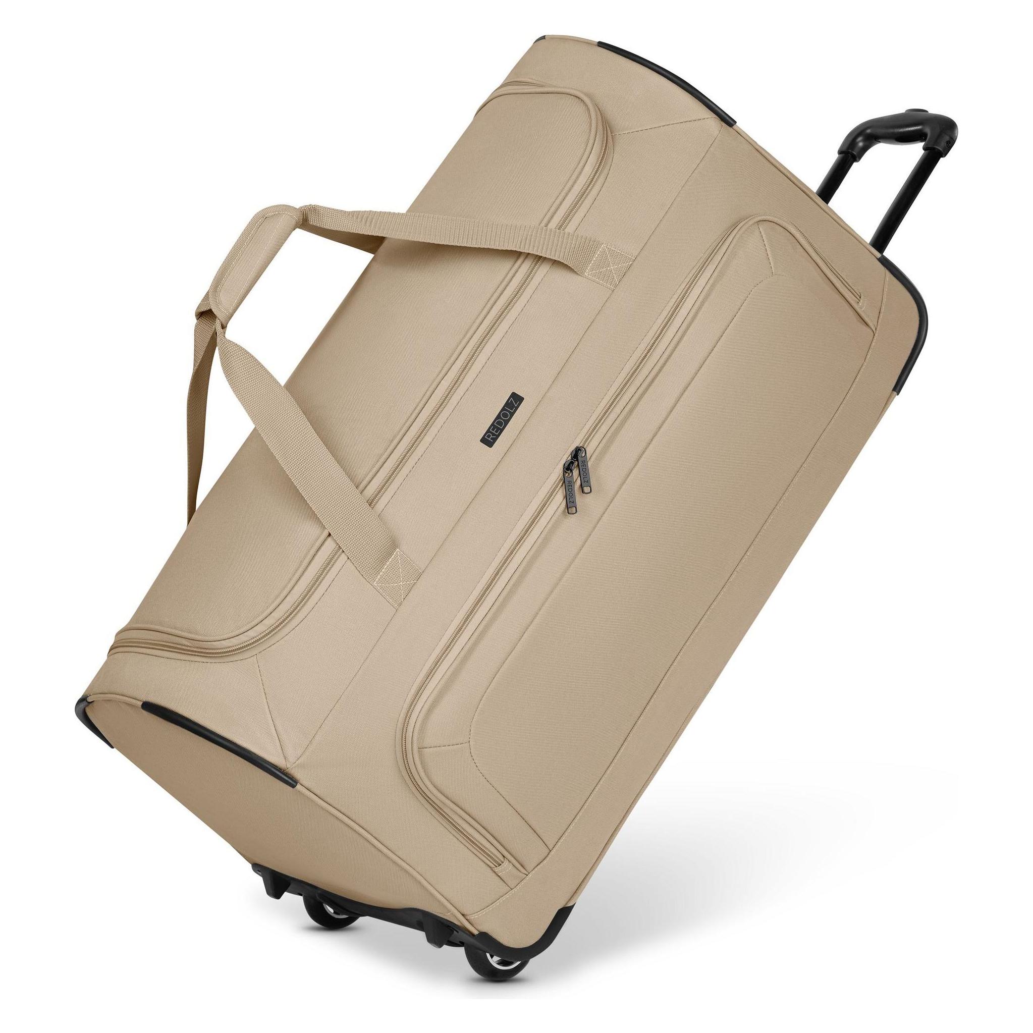 Redolz, Koffer, Duffle Essentials 2 Rollen Reisetasche 71 Cm, Beige, (83 l)