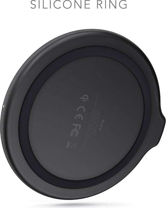 Produktbild Vonmählen Aura - The Wireless Charging Pad (USB-C to USB-A cable included) - Acrylic Glass Black