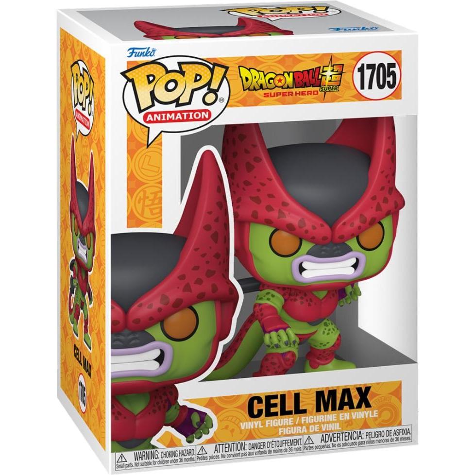 Thumbnail - Funko Dragon Ball Super: Super Hero POP! Vinyl Figur Cell Max 9 cm