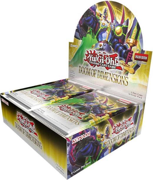 Image du produit Konami Yu-Gi-Oh! Box 24 buste: Doom of Dimensions ENG (Anglais, Affichage du booster)