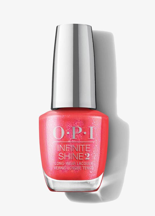 Produktbild OPI Infinite Shine ME Myself and Left Your T. (Left Your Texts On Red, Farblack)