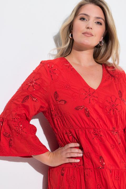 Produktbild Miamoda Maxikleid, A-Linie, Boho-Style, 3/4-Ärmel (46)