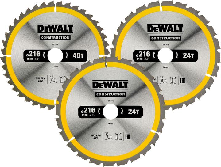 DeWalt Circular saw blade set