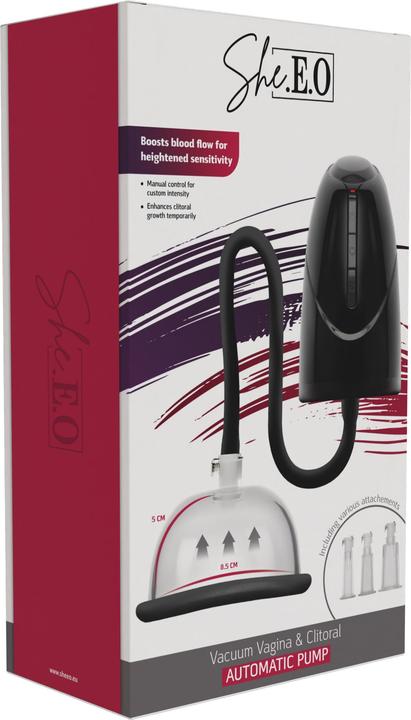 Immagine prodotto She.E.O. Vacuum Vagina & Clitoral Automatic Pump