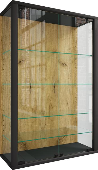 Actual product image VCM Wandvitrine Hängevitrine Glas Udina L (60 x 25 x 91 cm)
