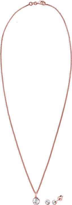 Image du produit Elli Chaîne en solitaire, boucle d'oreille en solitaire (Argent sterling 925)