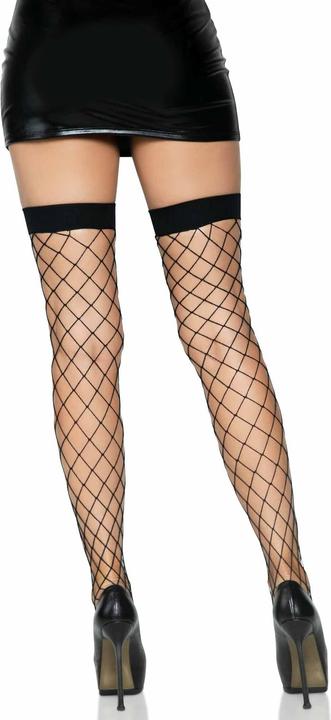 Produktbild Leg Avenue Grossmaschig - Schwarz/Weiss (One Size)