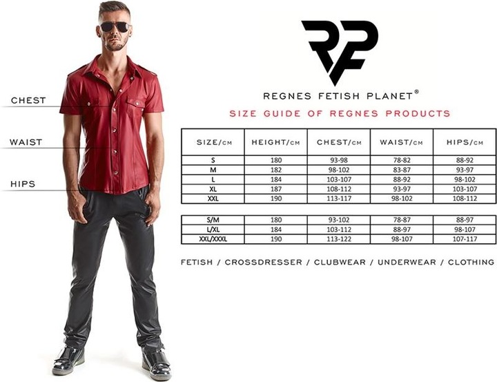 Produktbild Regnes Fetish Planet Herren Wetlook Mantel "RMSergio001" (5XL)