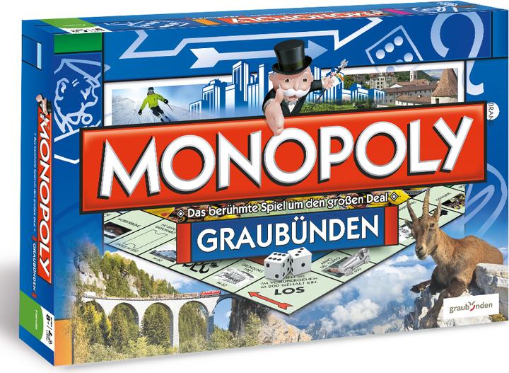Produktbild Hasbro Monopoly Graubünden (Deutsch, 2 - 6 Spieler)