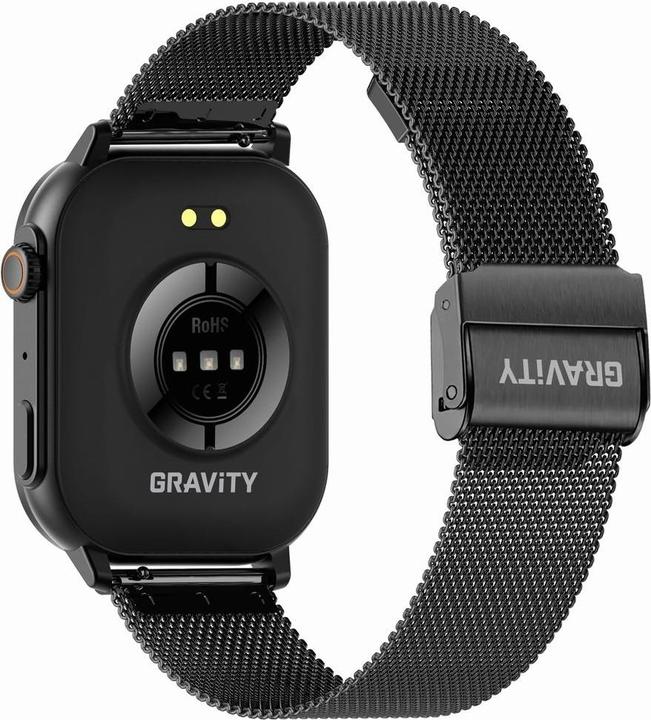 Image du produit Gravity GT15-12 Damen-Smartwatch, marineblaues Silikonarmband + schwarzes Armband (46 mm)