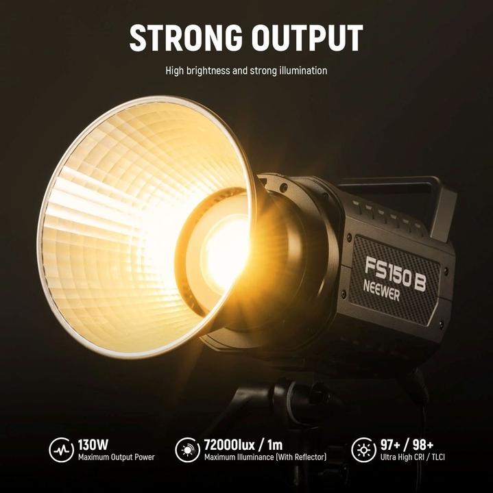 Actual product image Neewer Continuous light FS150B bi-colour video light (Video light)