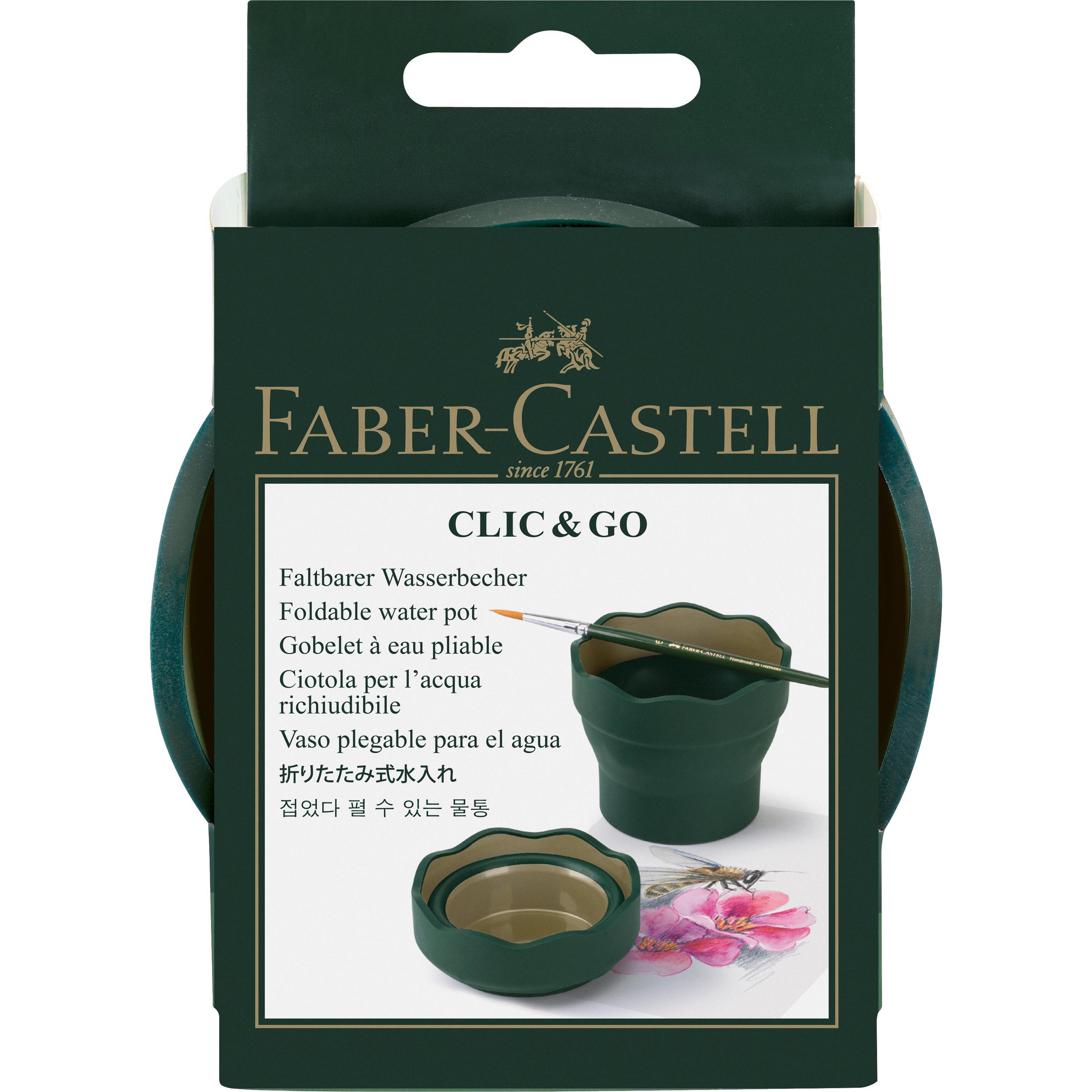 Faber-Castell, Mal Zubehör, Wasserbecher clic&go
