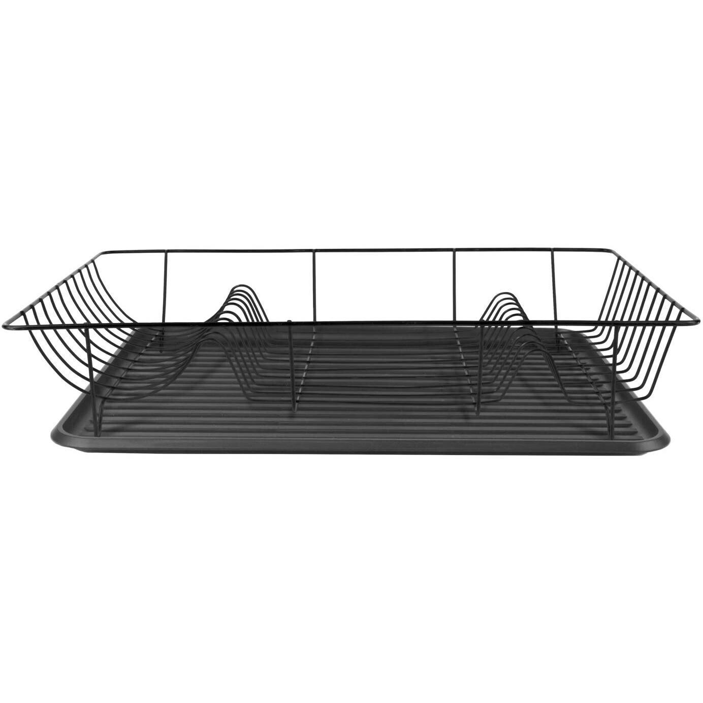 present time Dish Rack Linea, Abtropfgestell, Schwarz